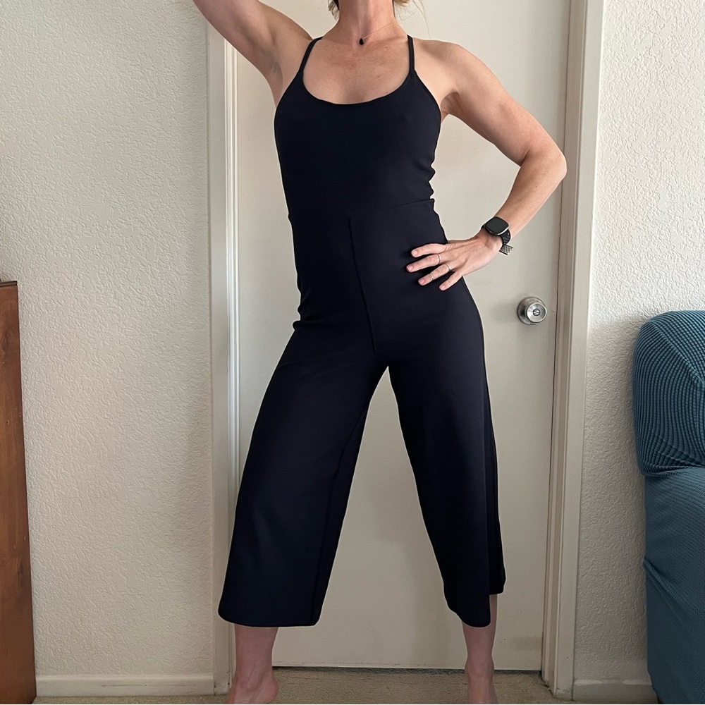 NWOT GAPFit Cropped WideLeg Jumpsuit